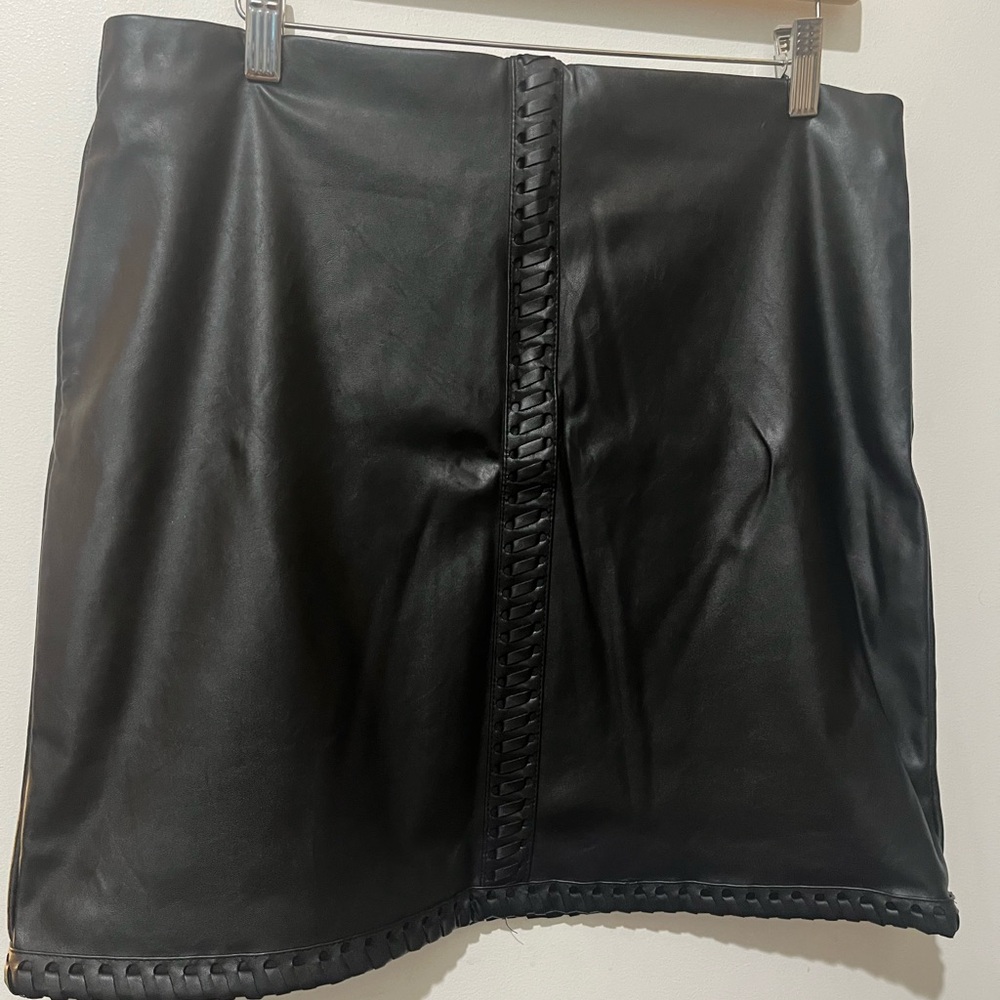 INC International Concepts Black Mini Pencil Skirt Night Out